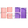 (US Only)6Pcs Diamond Art Tray Rhinestone Sorting Tray Diamond Painting Tray(Pink Purple)