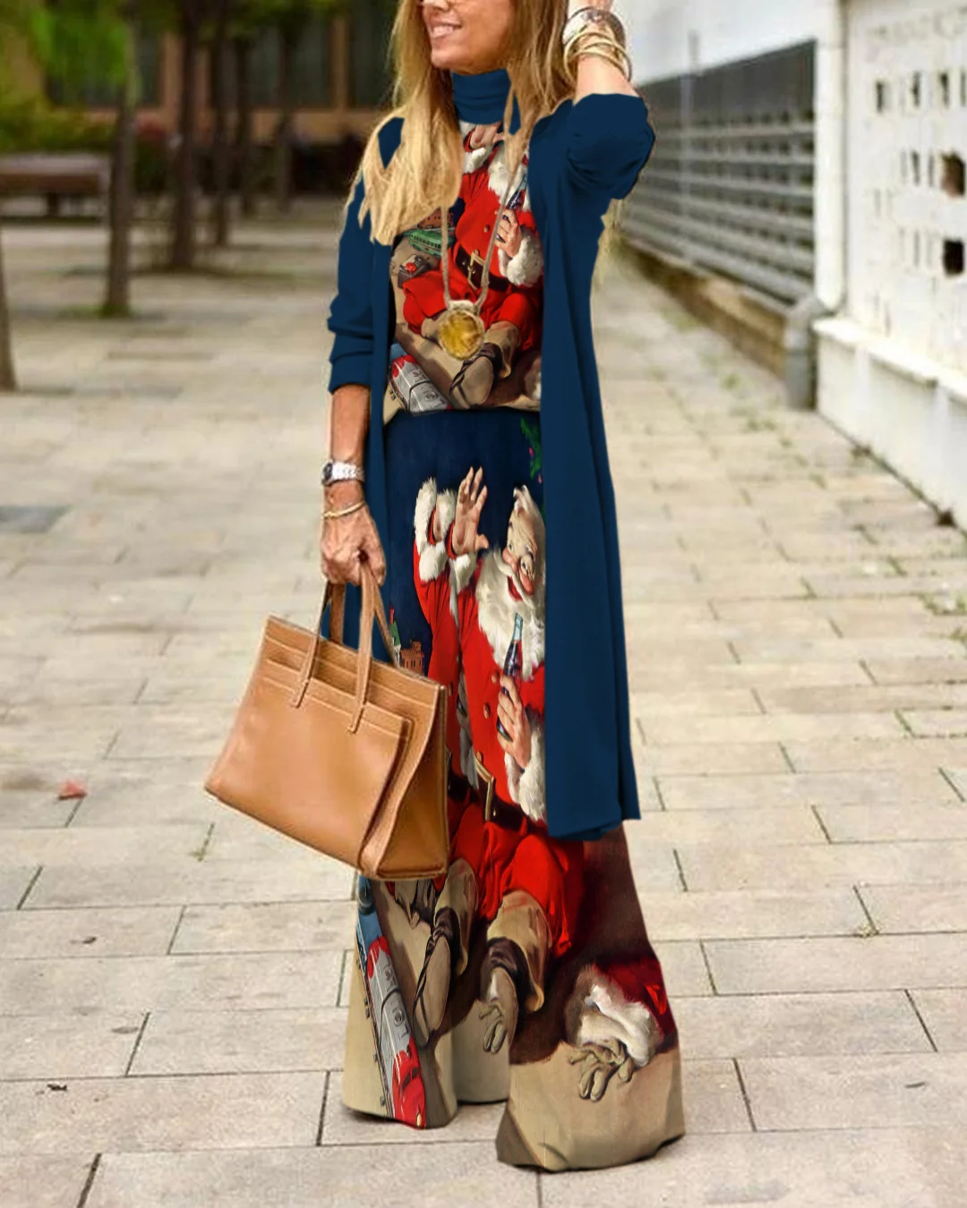 Herringbone Sweater Three-Piece Suit 4531