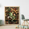 Books And Dragons-11CT Stamped Cross Stitch 40*50cm/15.75*19.69in tapestrymarket