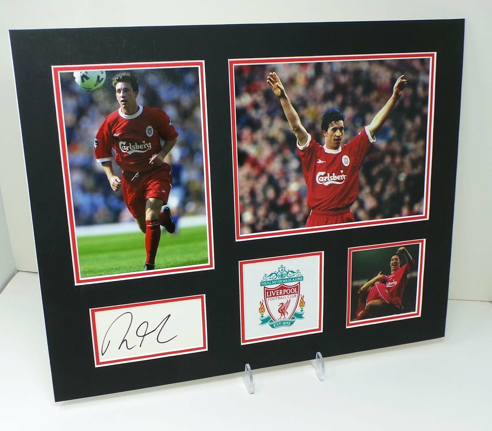 Robbie FOWLER Signed Mounted Liverpool Legend Photo Poster painting 20x16 Display AFTAL RD COA