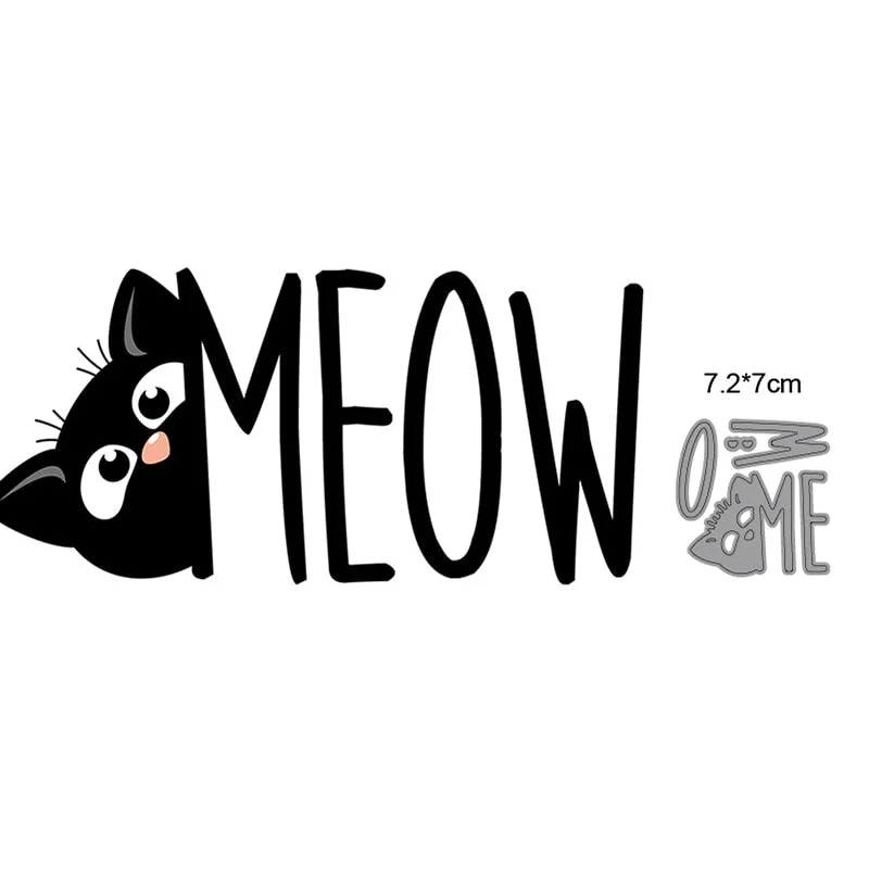 Craft Dies Metal Cutting Dies Cut Die Cat Catching Butterfly Scrapbooking Die Craft Paper Knife Mould Blade Punch Steencils Dies