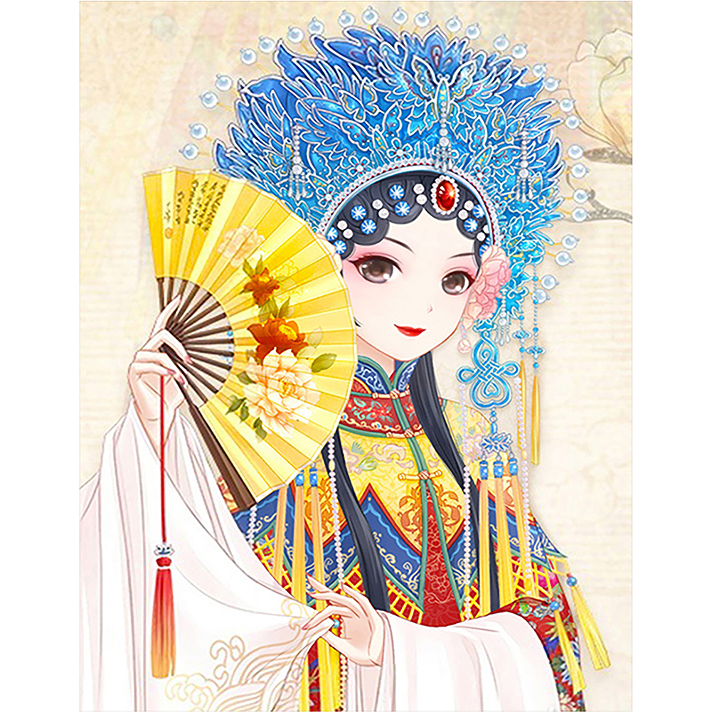 

40*50CM - Special Shaped Diamond Painting - Ancient Girl, 501 Original