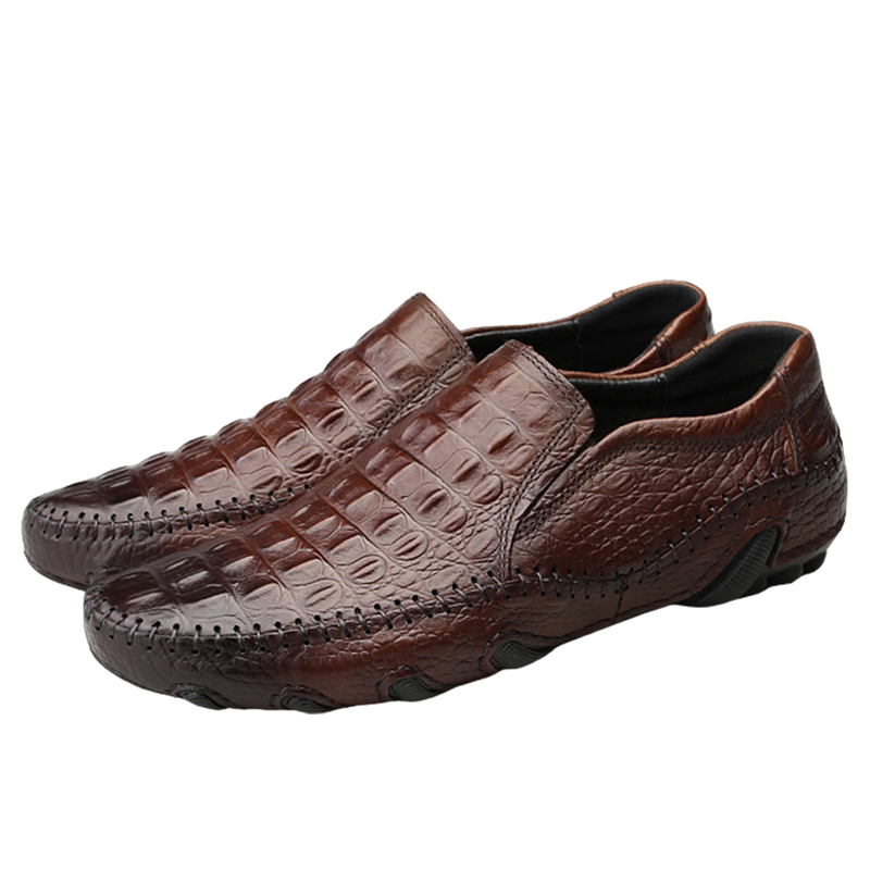 DANRRIO BECK Crocodile Print Moccasin Shoes DANRRIO.COM DANRRIO
