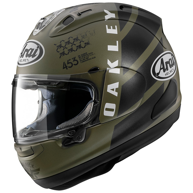 ARAI RX-7X MAVERICK OAKLEY Motorcycle Sports Gear Full Face Fighting Stance Helmet