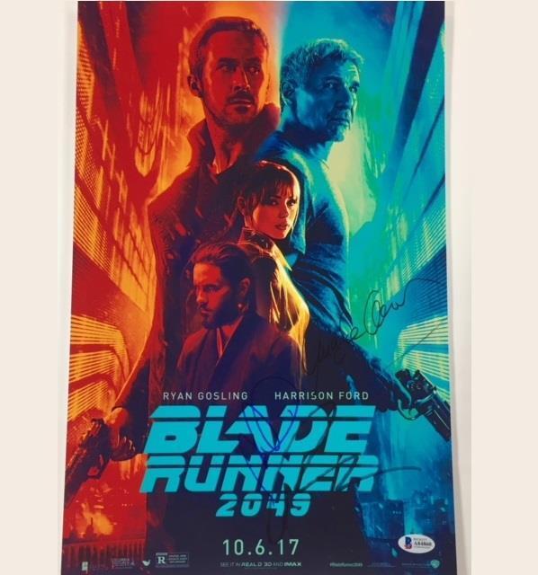 BLADE RUNNER 2049 Cast Signed 11x17 Photo Poster painting * Beckett BAS COA LOA ~Robin Wright +2