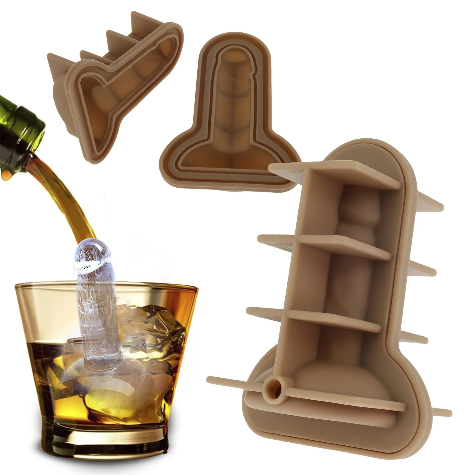  Adult Prank Ice Cube Mold Novelty Funny Ice Cube Tray