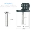 Extension Mount Adapter Aluminum Alloy Bicycle Computer Holder Adapter for Gopro