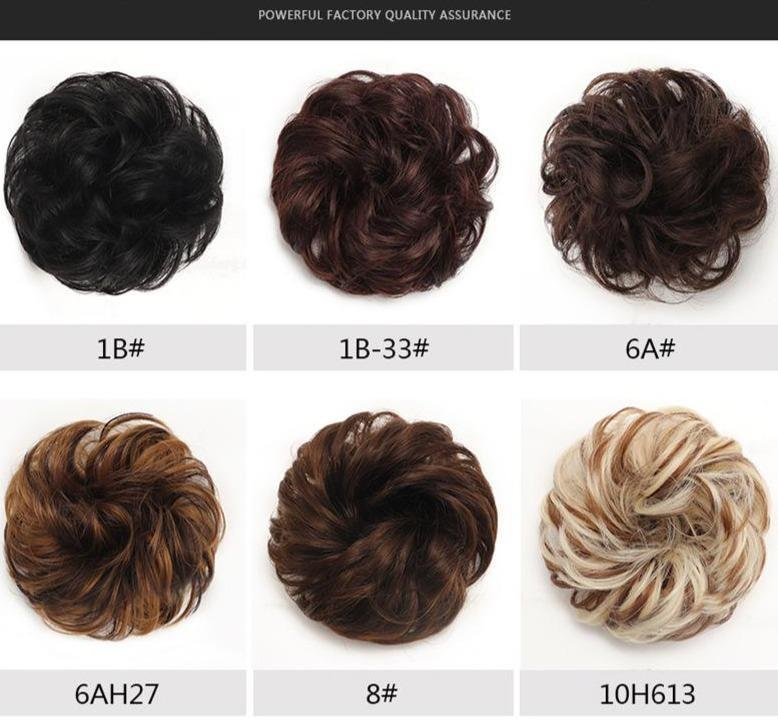 Wig Ring Fluffy Bride Roll Hair Ring Wig Contract -vasmok