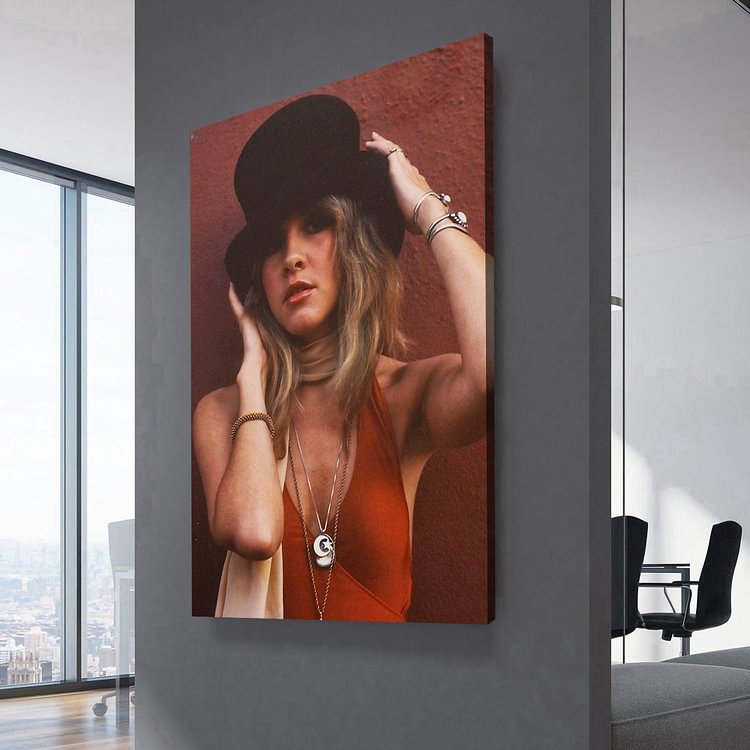 Stevie Nicks Color photo Canvas Wall Art