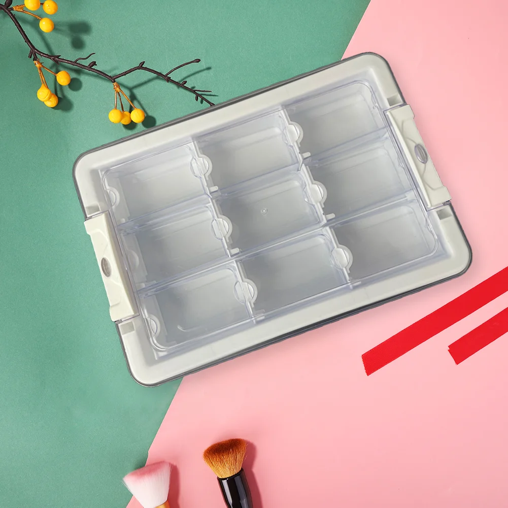 9 Grids Diamond Painting Bead Storage Containers Bead Organizers and Dot Storage