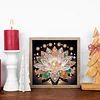 White Lotus speziell geformte 5D-DIY-Teilbohrer-Diamant-Kunstkit-Dekoration 30x30cm