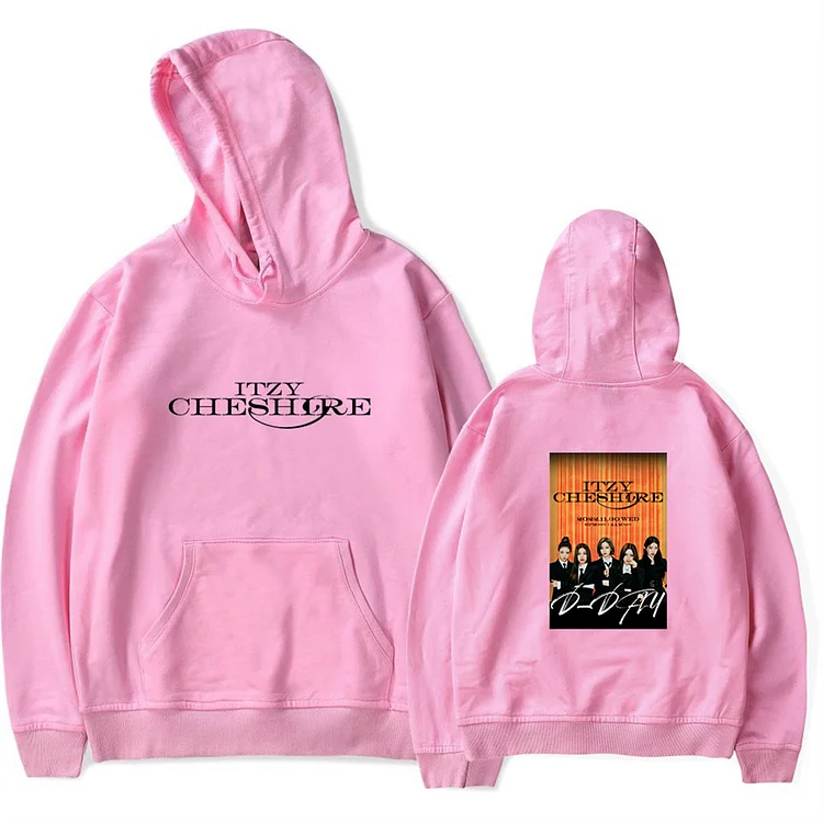 ITZY CHESHIRE Hoodie New Album Clothes Winter Long Sleeve Casual Hooded Pullover Fashion Sweatshirt Harajuku Trucksuit