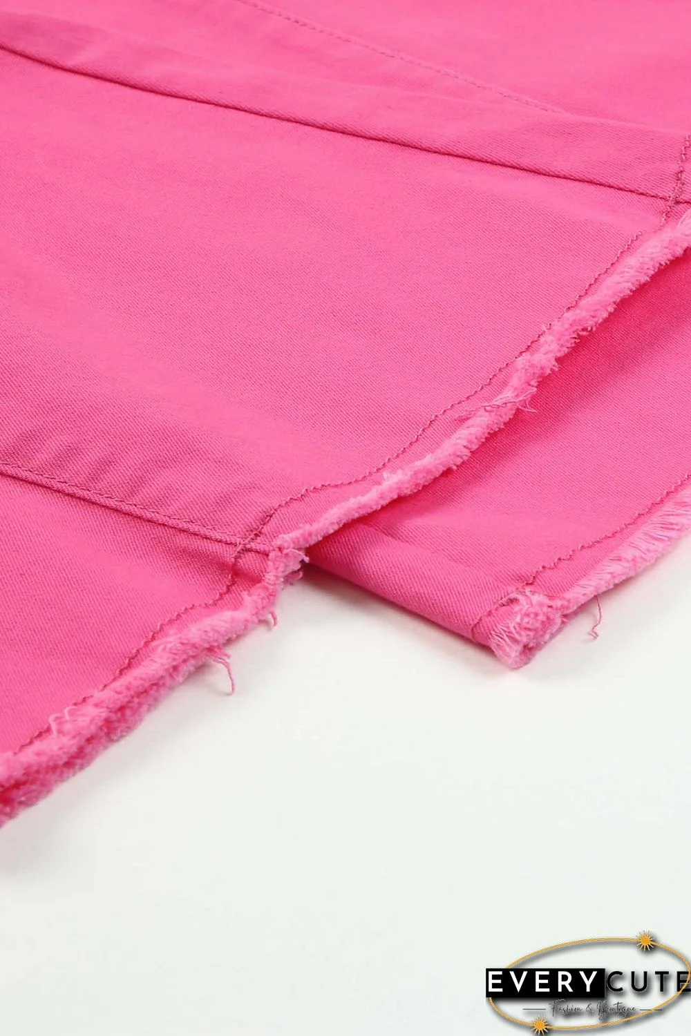 Pink Bell Bottom Denim Pants