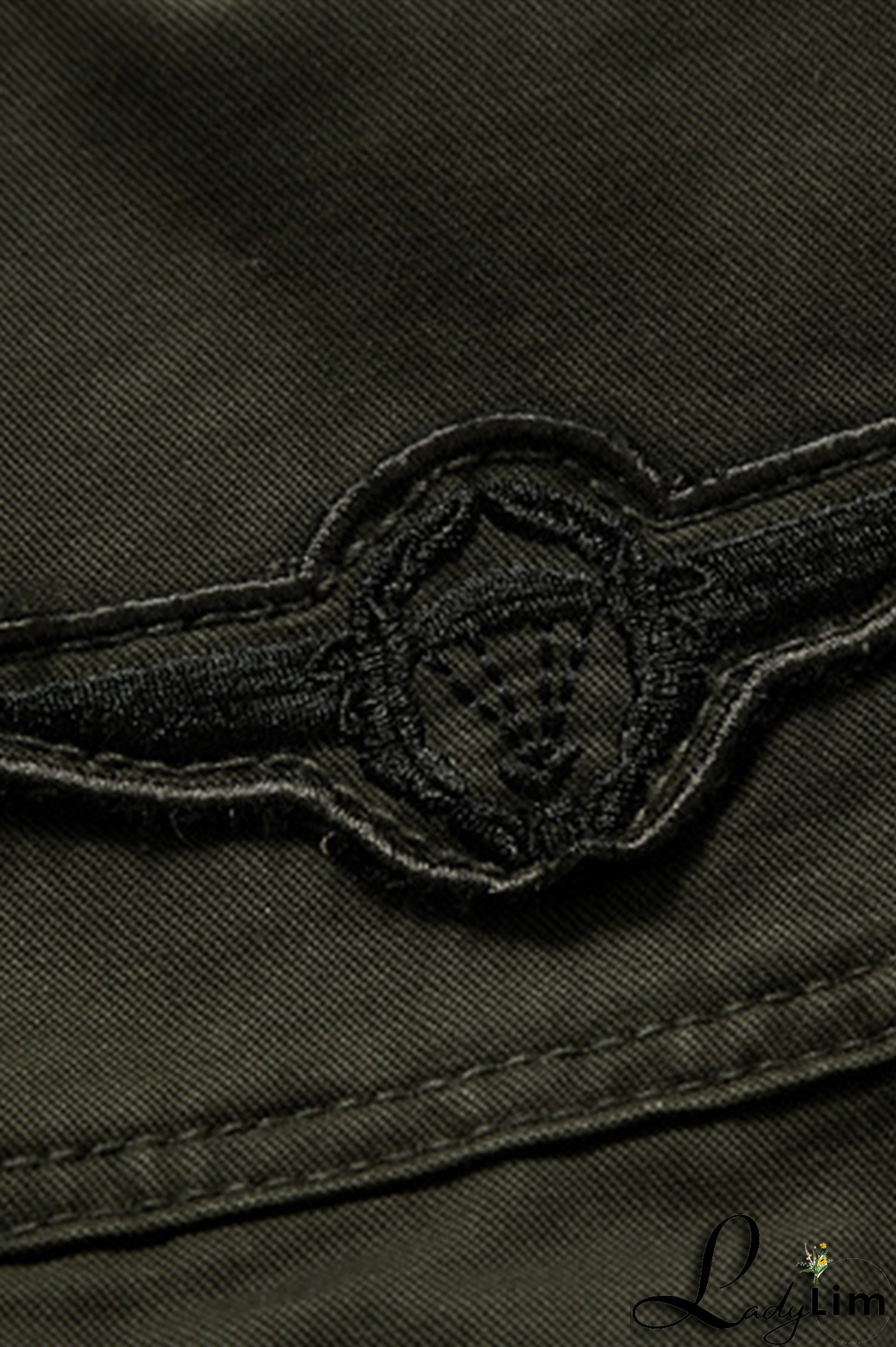 Black Fashion Casual Solid Pocket Zipper Mandarin Collar Outerwear