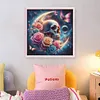 Rose Skull-11CT Stamped Cross Stitch 40*40cm/15.75*15.75in tapestrymarket