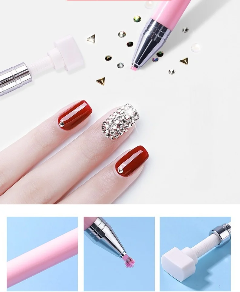 1PCS Diamond Painting Rotating Glue Point Drill Pen With 1Pcs Wax