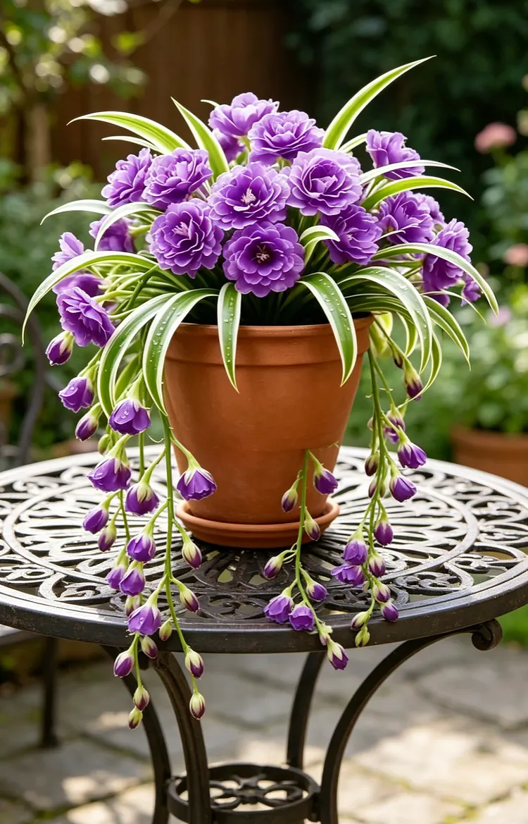 🌼 Stunning Golden Cascades That Bloom Non-Stop Spider Plant Bulbs