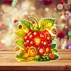 (US Local)Double Sided Special Shape Grapes House Diamond Painting LED Light Ornaments