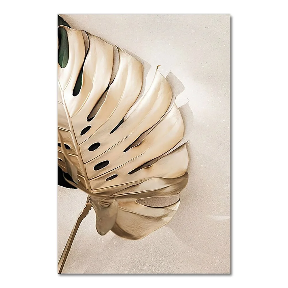 Monstera Leaves Wall Art Canvas Painting Green Style Plant Nordic Posters Prints Decorative Picture Modern Home Decor