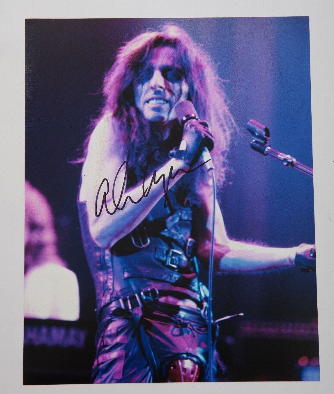 GFA American Rock Star * ALICE COOPER * Signed 11x14 Photo Poster painting AD3 COA