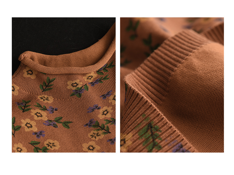 Chicfifth Sweater Women Winter Long Sleeve High Quality Autumn Vintage Top Knitted Cardigan