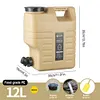 12L Camping Water Jug with Faucet Water Storage Tank for Vehicle Car Camping