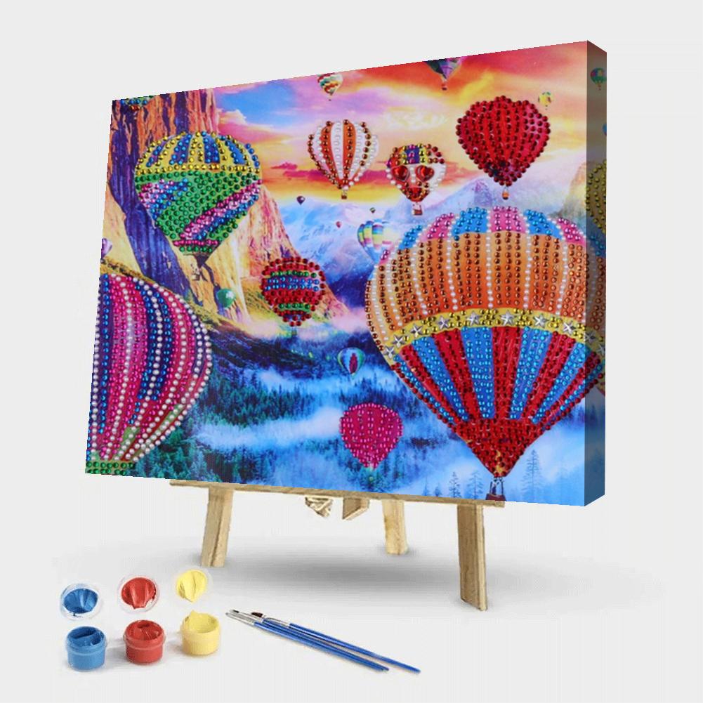Paint By Numbers Hot Air Balloon 50*40CM