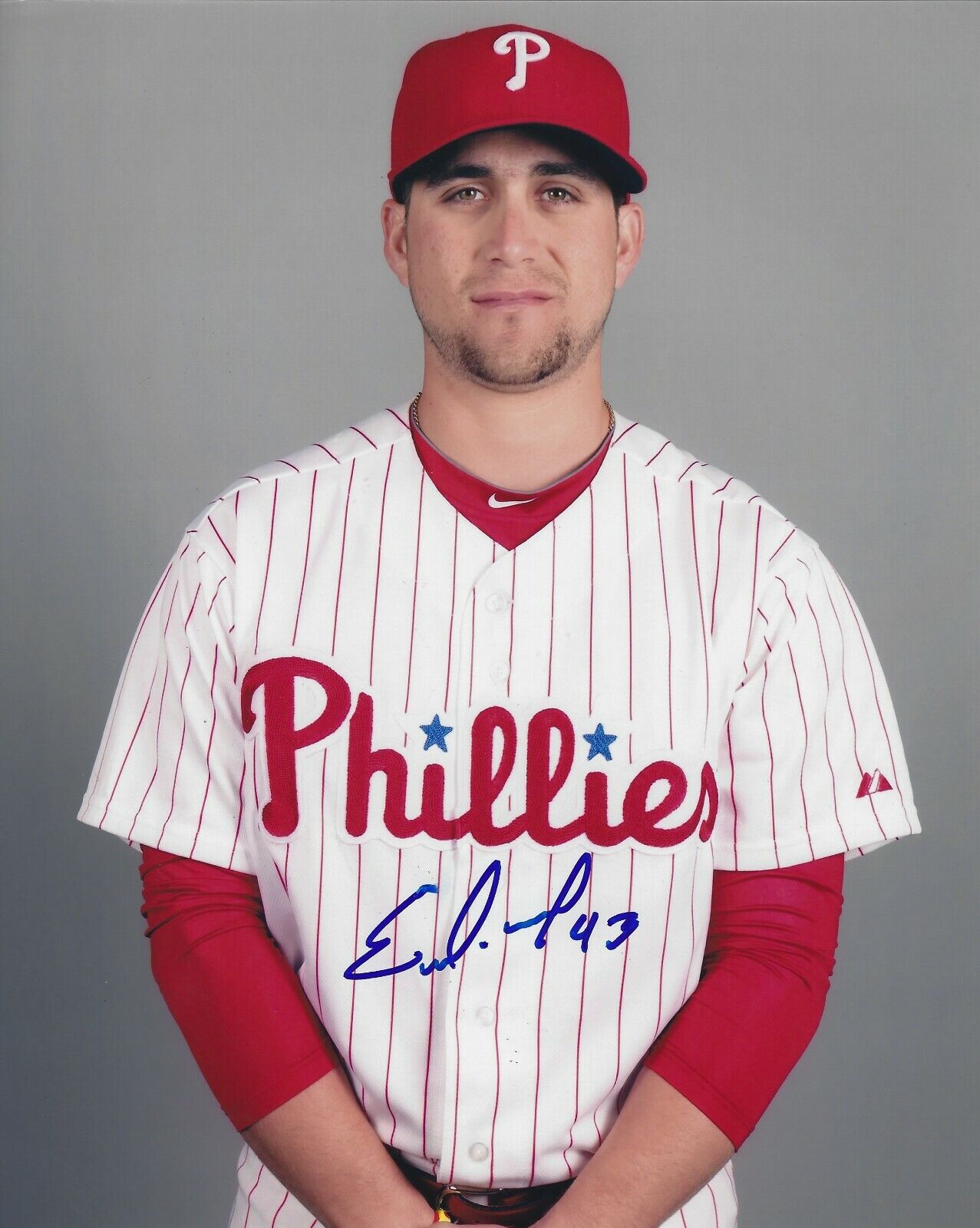 Autographed 8x10 ENDER INCIARTE Philadelphia Phillies Photo Poster painting - COA