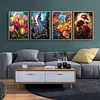 4Pack Flowers-Full Round Diamond Painting(30x40cm)