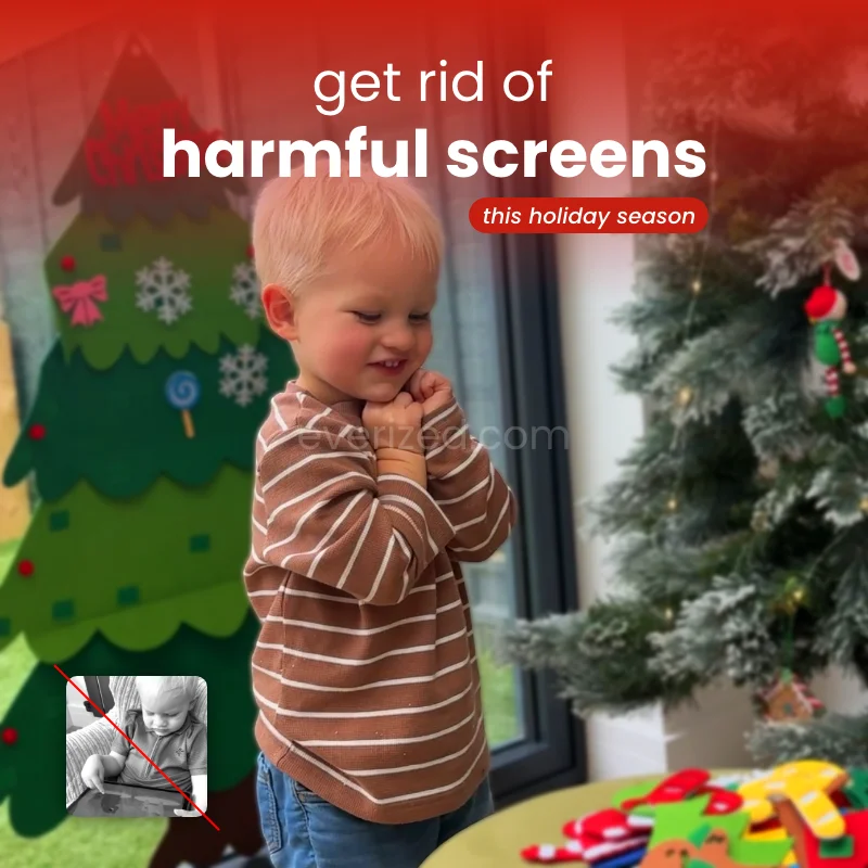 Everized felt christmas tree