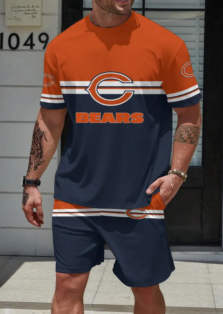 Chicago Bears Limited Edition Top And Shorts Two-Piece Suits