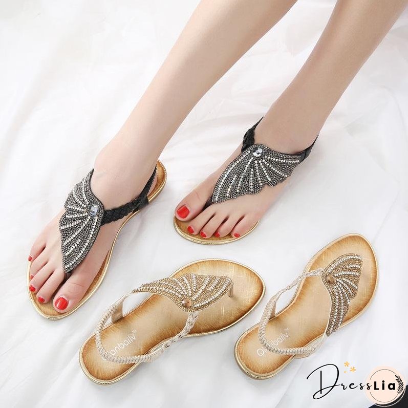 Holiday Beach Beach New Fashion Water Large Size Flat Shoes