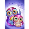 Cartoon Owl  | Full Round Diamond Painting Kits