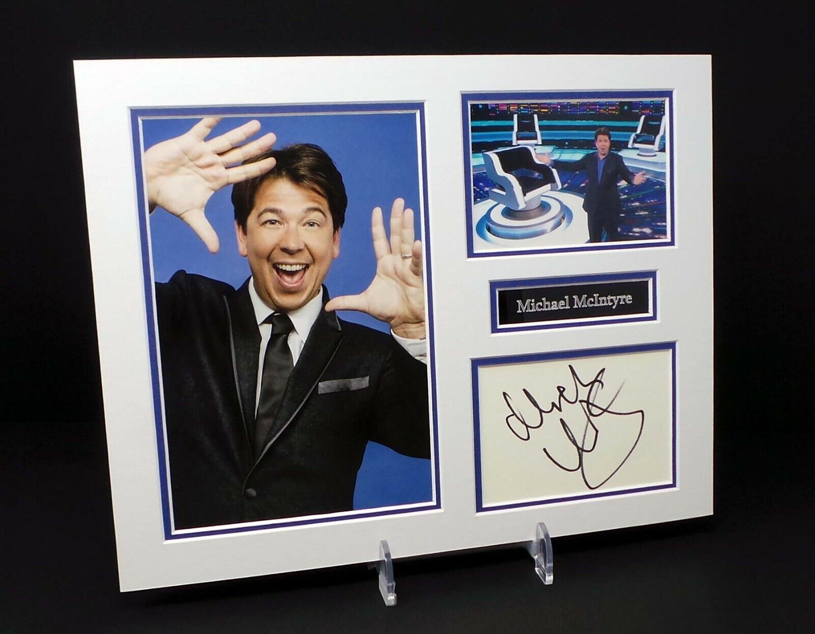 Michael McINTYRE Signed & Mounted Stand up Comedian Photo Poster painting Display AFTAL RD COA