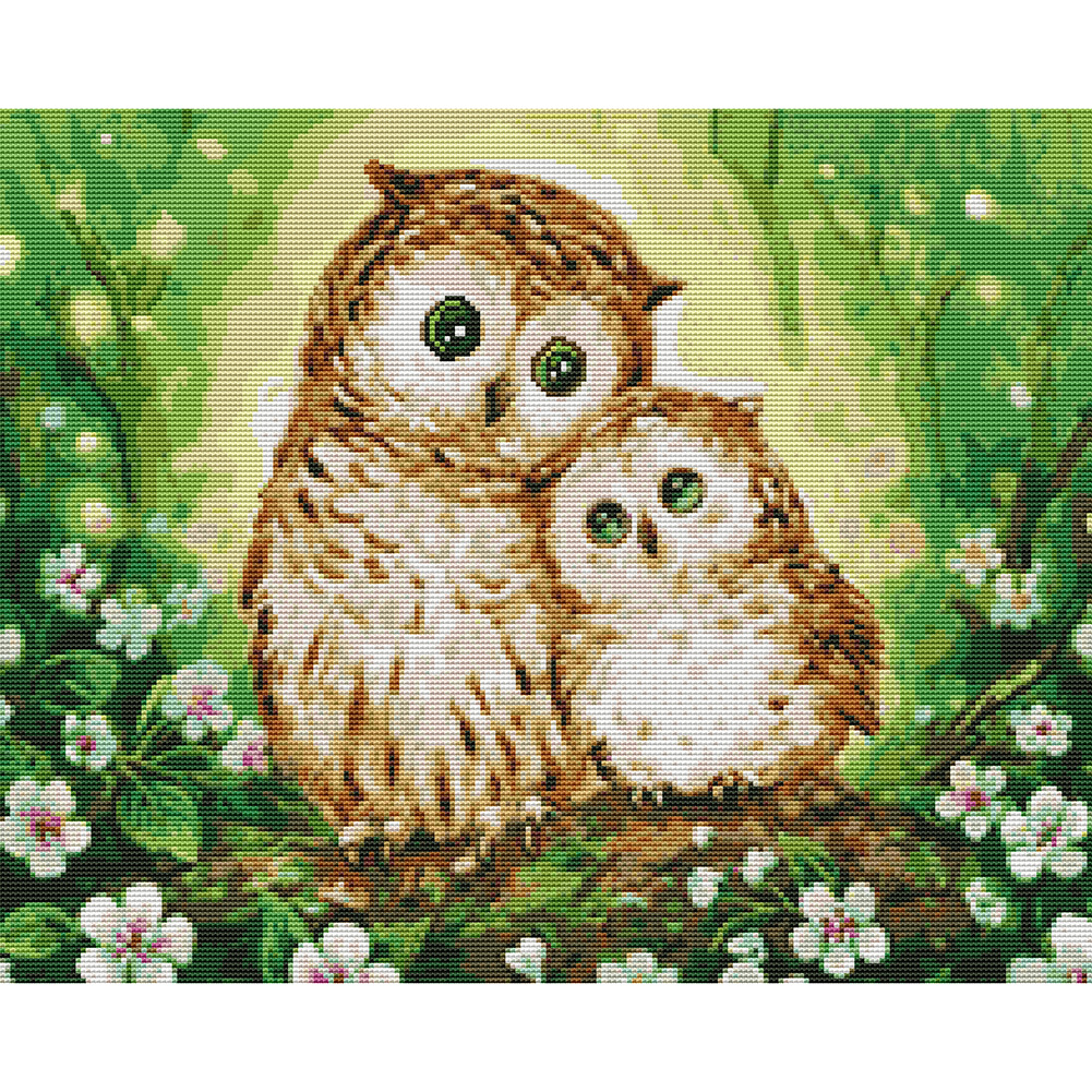 

47*39CM - 14CT Stamped Cross Stitch-Animal Series, 501 Original