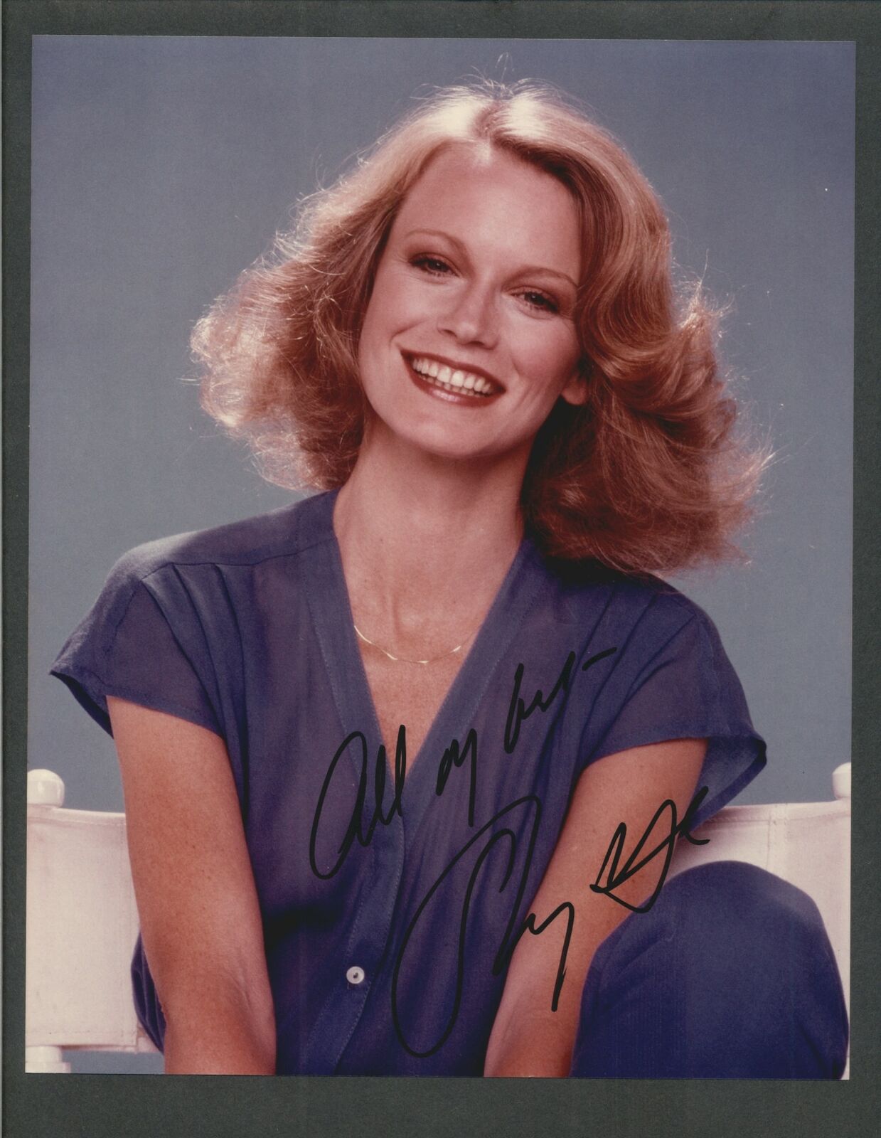 Shelley Hack - Signed Autograph Color 8x10 Photo Poster painting - Charlie's Angels