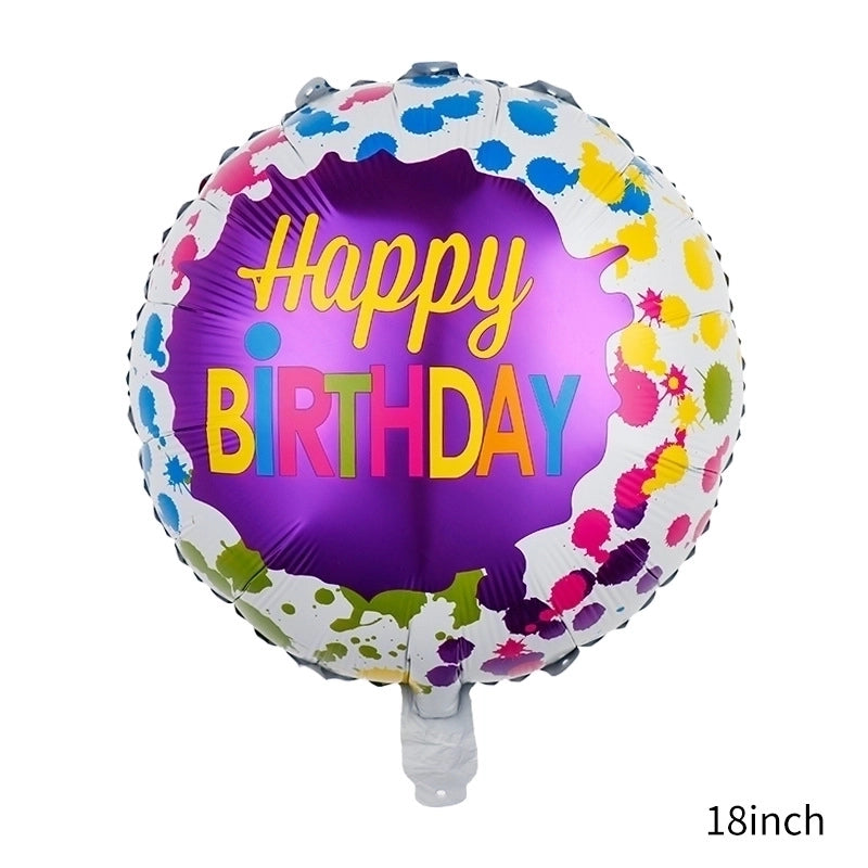 50 Pieces Birthday Letter Aluminum Film Party Balloons 1 Piece