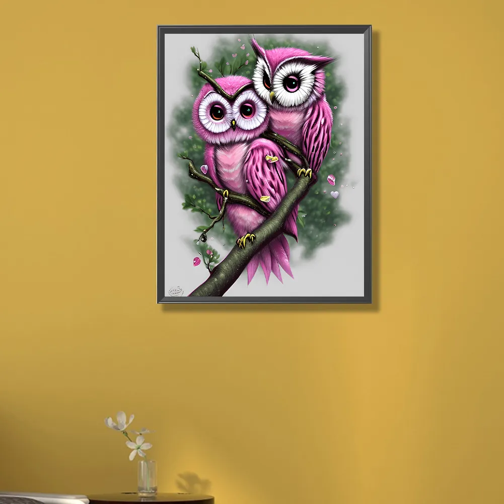 Full Round Diamond Painting 40*50cm - Owl