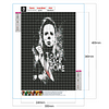 Halloween-Mike  myers - round drill diamond painting - 30*40cm