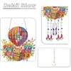 Double Sided Colorful Pattern 5D DIY Crystal Rhinestone Wind Bell Suncatcher Hanging Kits