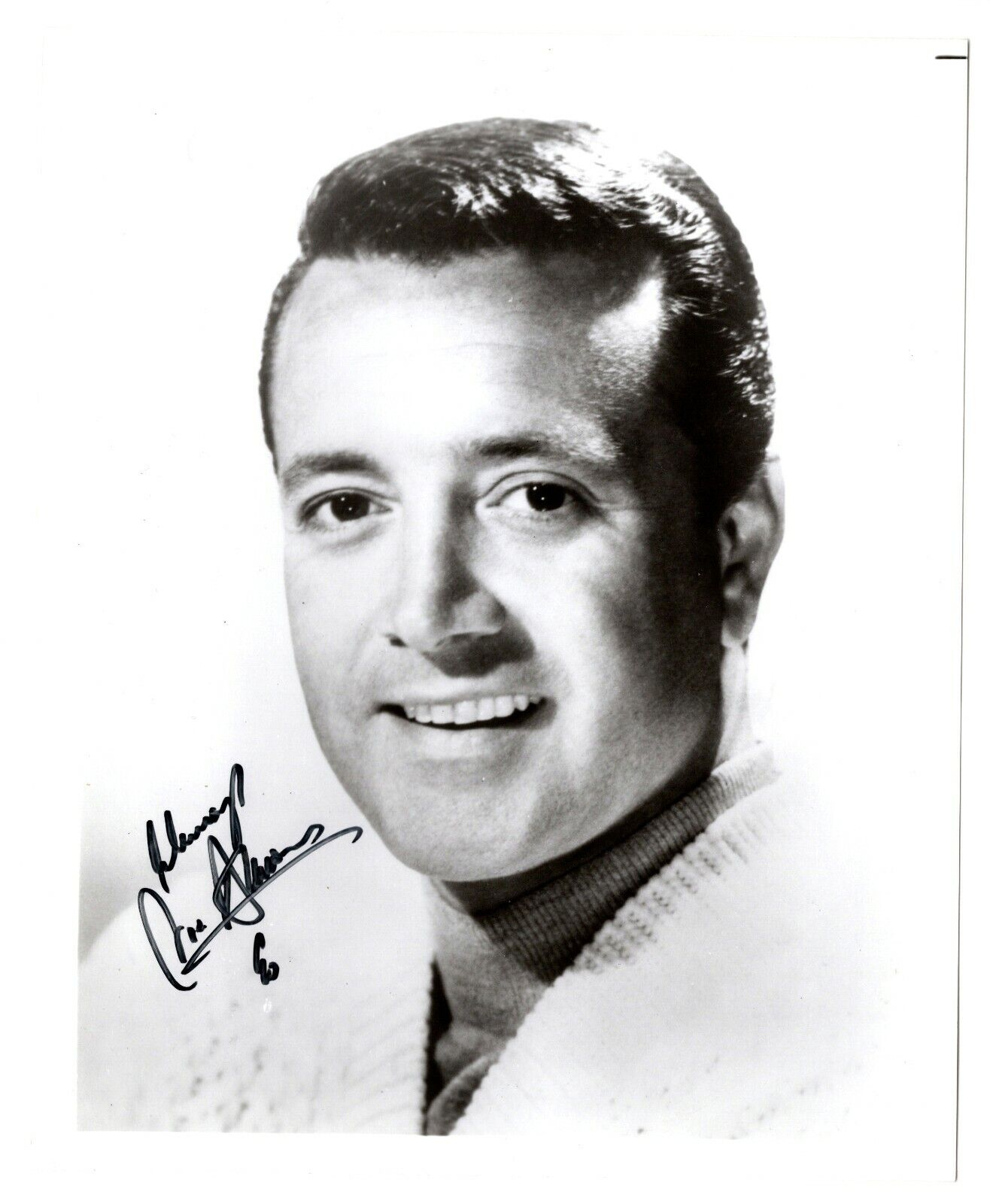 Vic Damone Signed Autographed 8x10 Picture Photo Poster painting Pop Big Band Singer