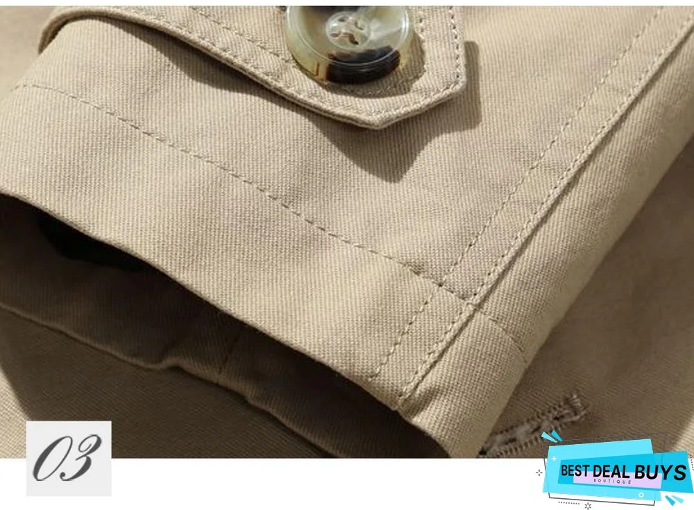 Long Leather Trench Coat Men New Men's Spring Casual Jacket Windbreaker Outerwear High Quality Fashion Long Coat