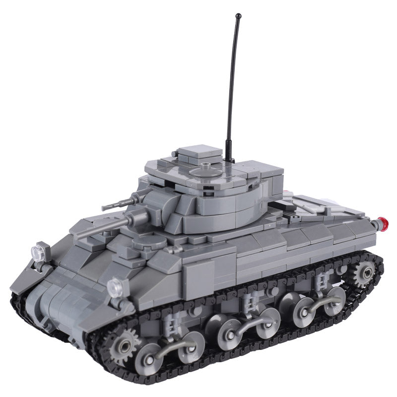 WW2 USA M4 Sherman Medium Tank Custom Military MOC Minifigure Bricks monstertoys