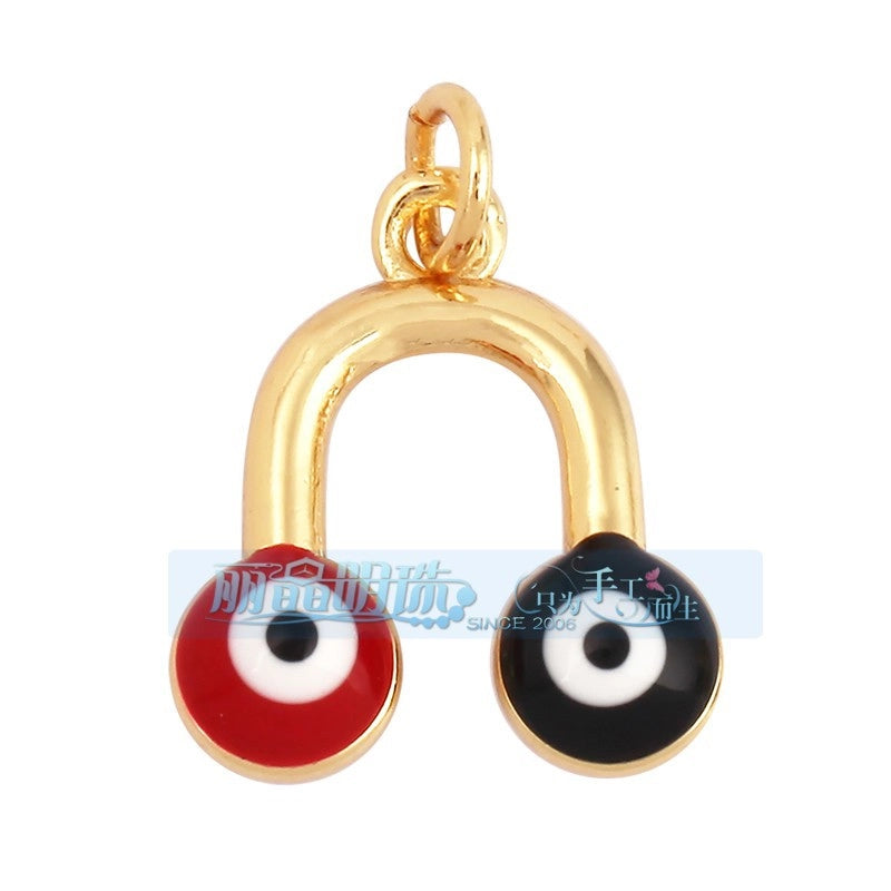 1 Piece Copper Devil’s Eye Pendant Jewelry Accessories