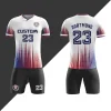 Custom Men's & Women's Football Training Suit Short-Sleeved Soccer Uniform for Students & Teams Automated Cutting