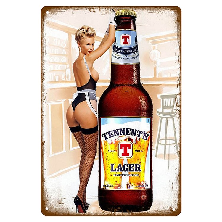 Tennent's Lager Beer - Vintage Tin Signs/Wooden Signs - 20*30cm/30*40cm