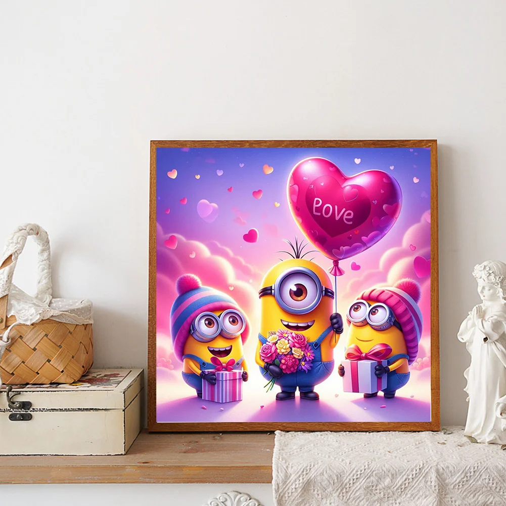 Diamond Painting - Full Round Drill - Minions(Canvas|40*40cm)