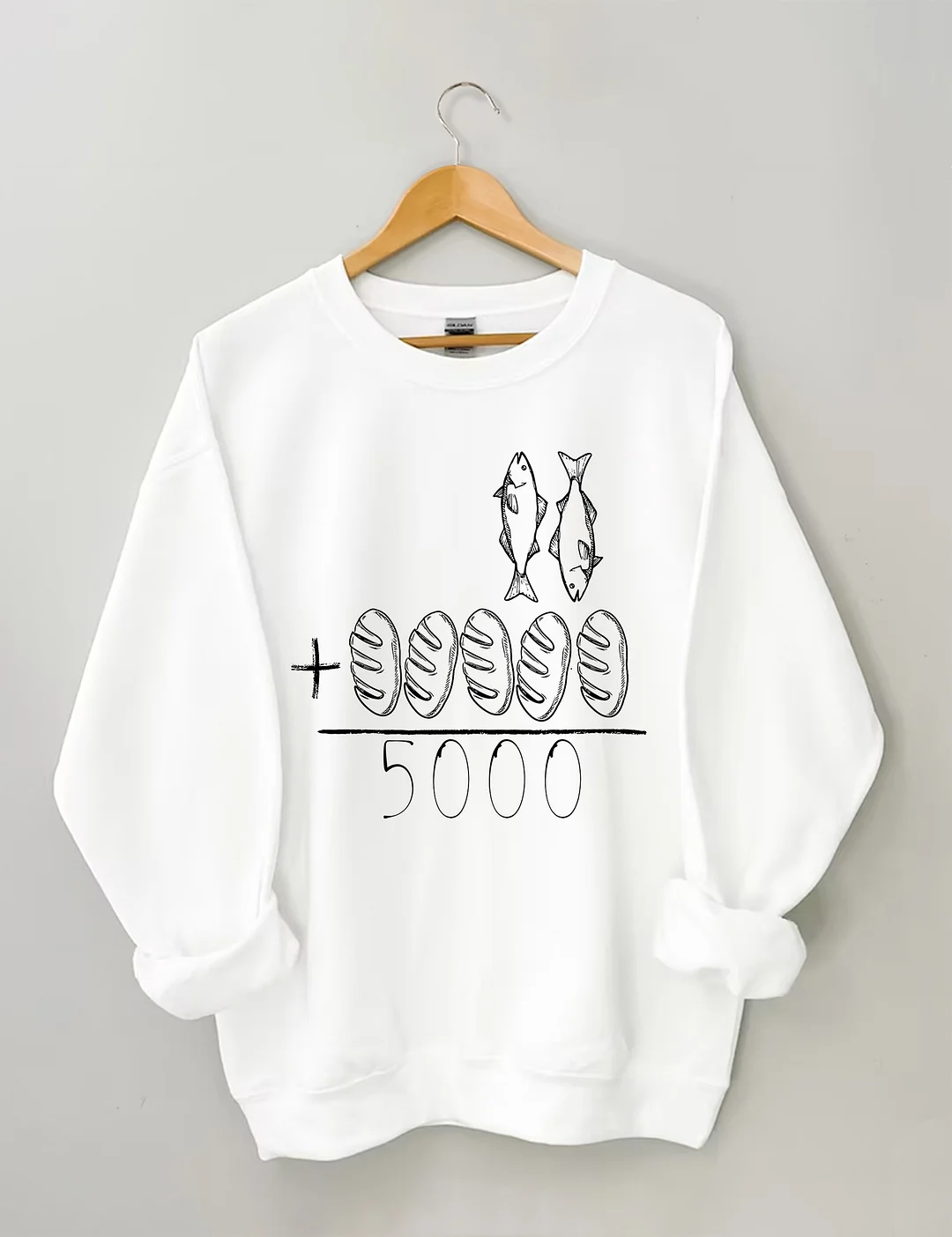 Jesus Feeds The 5000 Sweatshirt
