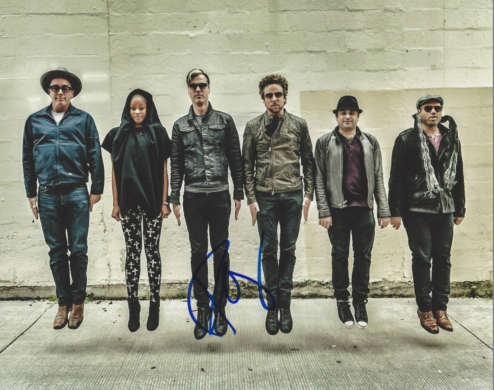 FITZ AND THE TANTRUMS SINGER MICHAEL FITZPATRICK SIGNED 8x10 Photo Poster painting E w/COA PROOF