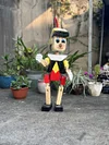 Solid Wood Pinocchio Marionette Toy Wooden Decorative Doll